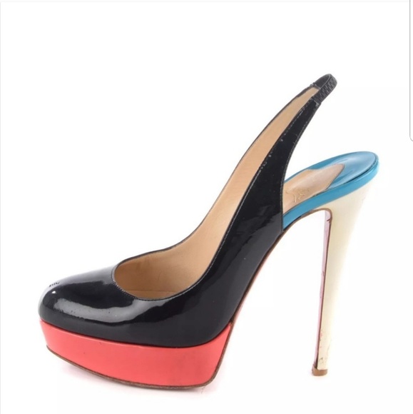 Christian Louboutin Bianca Slingback Color block - Picture 2 of 4
